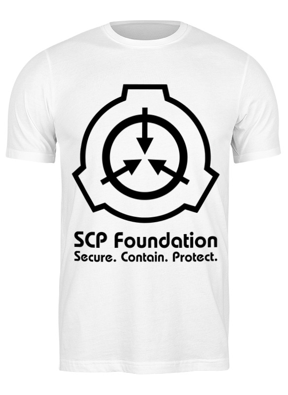 

Футболка мужская Printio Scp foundation белая S, Белый, Scp foundation