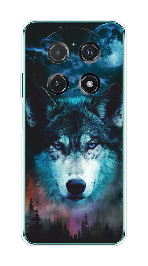 

Чехол на Huawei Nova 12i "Лунный волк", Бирюзовый;розовый;синий, 6123950-1