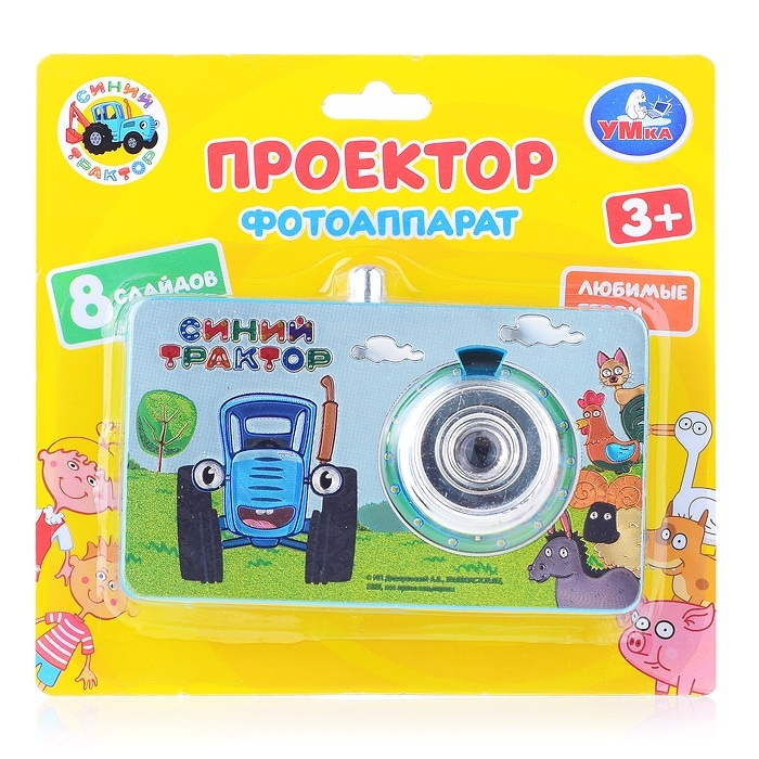 

Умка "Синий трактор", 8 кадро, на батарейках, блистер