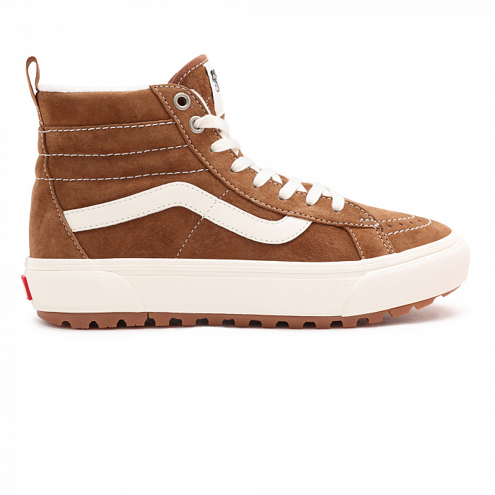 фото Кеды мужские vans ua sk8-hi mte-1 dachshund/suede коричневые 4.5 uk