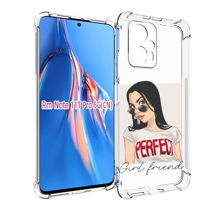 

Чехол MyPads Девушка-с-сережками женский для Xiaomi Redmi Note 11T Pro / 11T Pro Plus /..., Прозрачный, Tocco