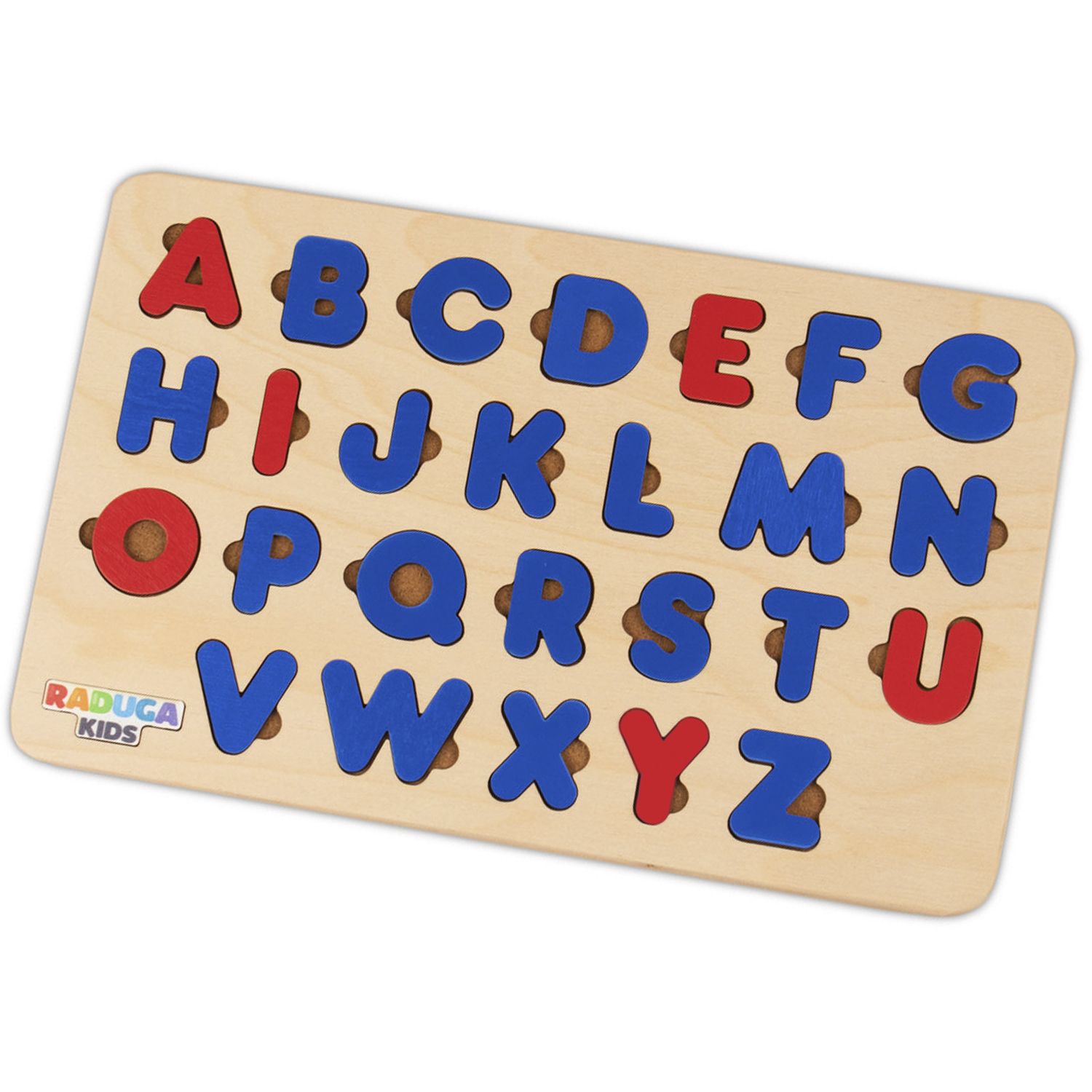 фото Развивающая игра raduga kids рамка вкладыш английский алфавит rk 1201