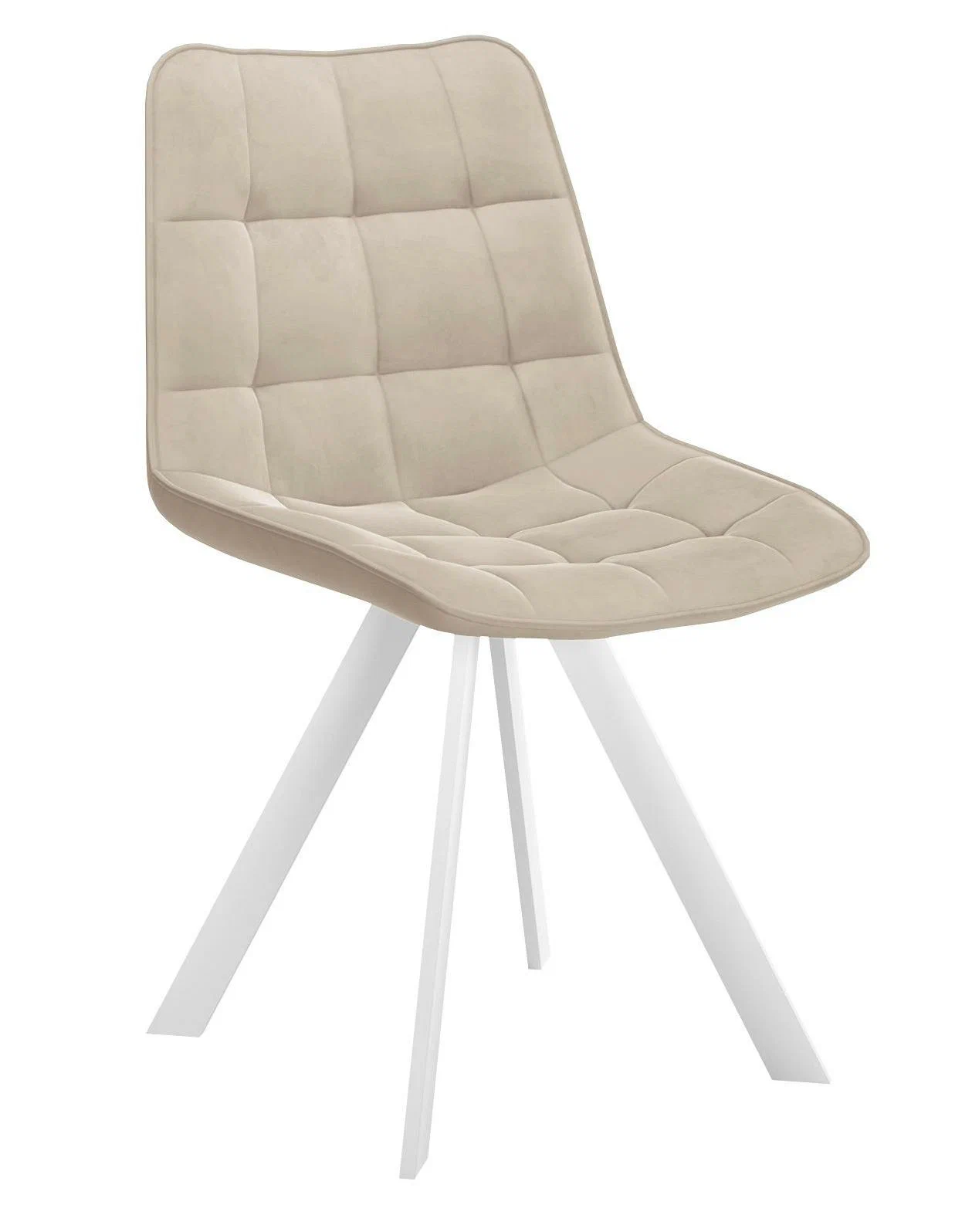 

Стул DikLine поворотный, B03 BEIGE, ножки белые