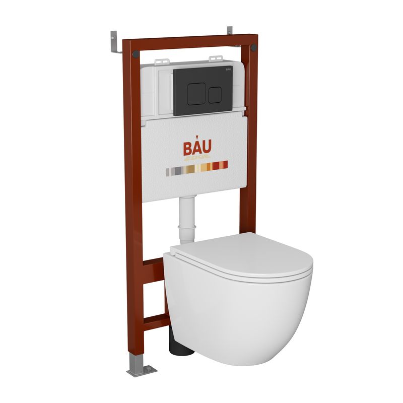 

Комплект унитаза с инсталляцией BAU Dream Q111300-BL0001-HQ3-Q 6в1, 10744