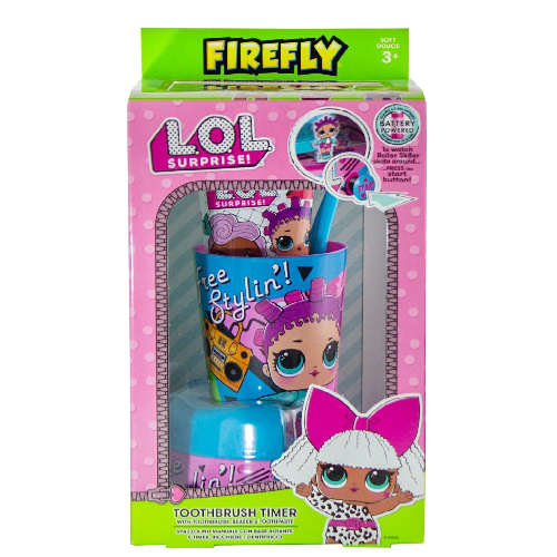 Набор детских зубных щеток Firefly LOL дентальный LO-13