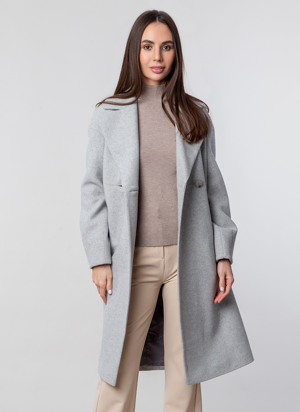 

Пальто женское Galla Lady 59936 серое 44-48 RU, 59936