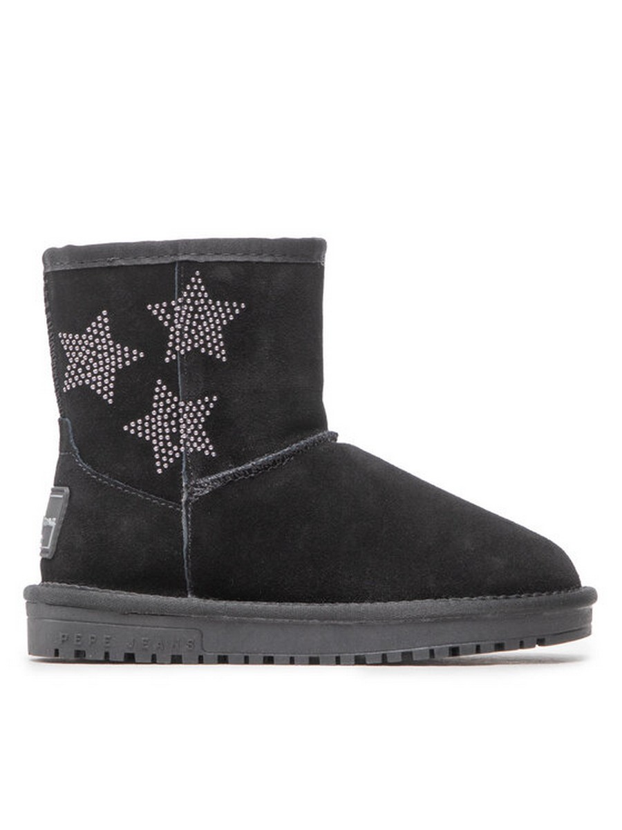 Угги женские Pepe Jeans London Diss Girl Stars PGS50181 черные 35 EU