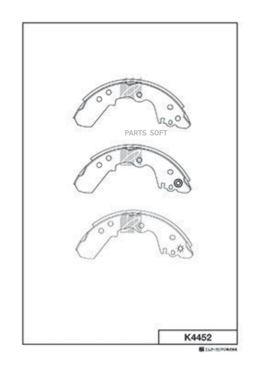 

Тормозные колодки Kashiyama барабанные k4452