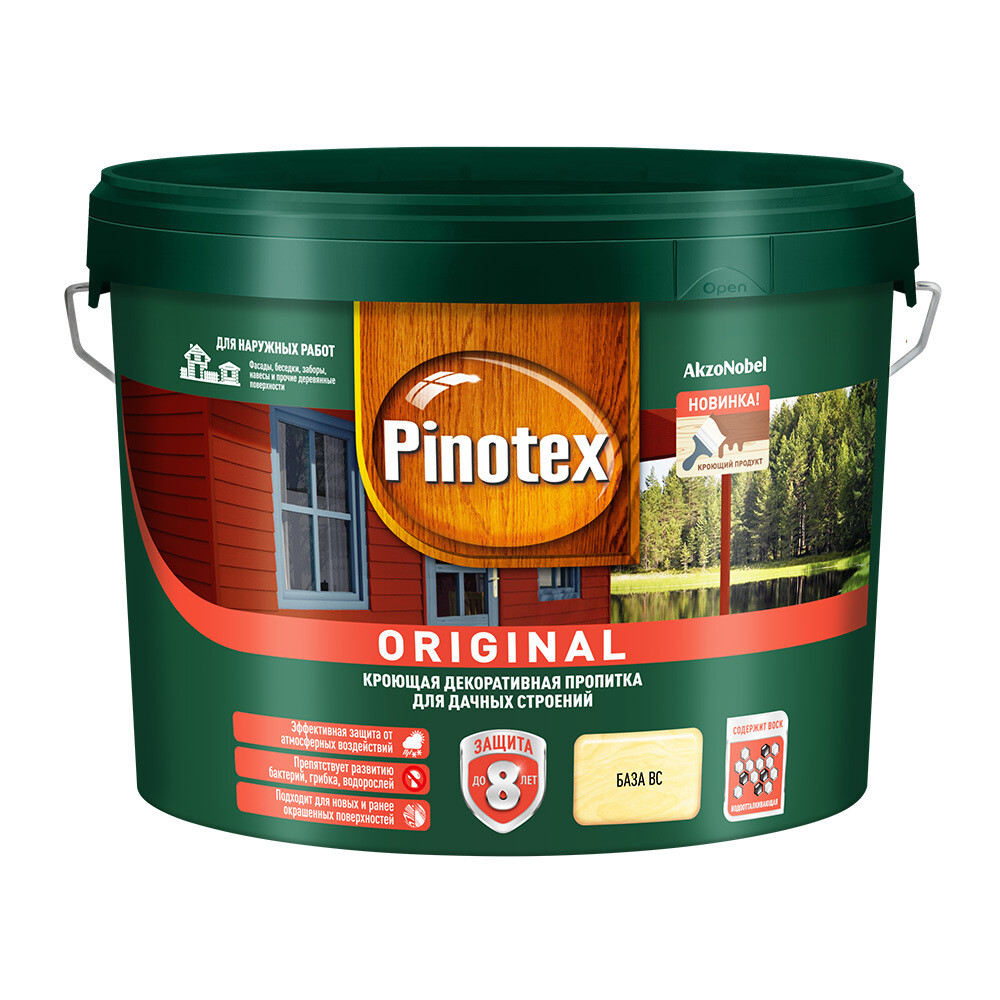 Антисептик Pinotex Original прозрачный 8,4 л