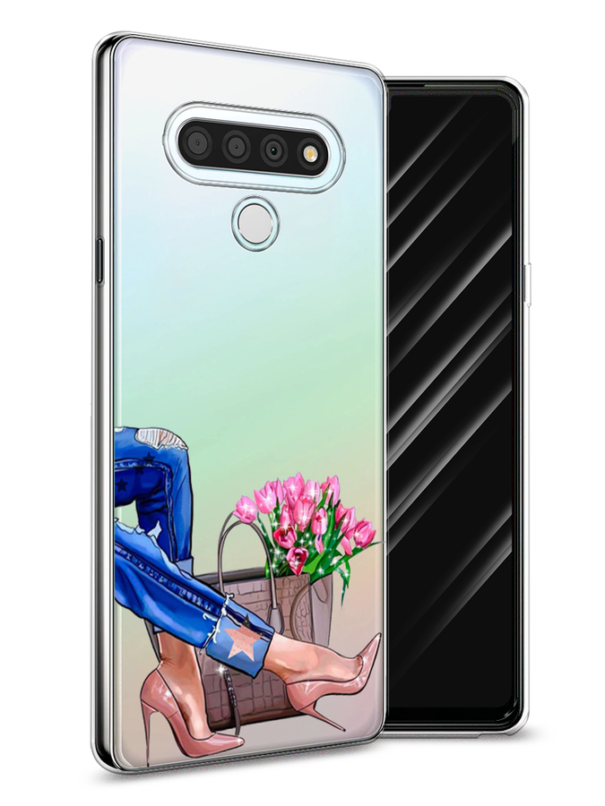 

Чехол Awog на LG Stylo 6 "Каблучки", Голубой;коричневый;розовый, 84550-7