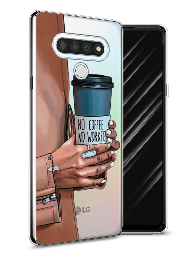 

Чехол Awog на LG Stylo 6 "No coffee", Коричневый;серый, 84550-7