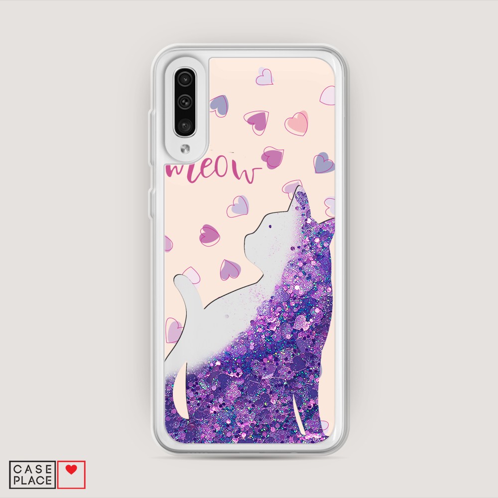 

Чехол Awog на Samsung Galaxy A50 "Прозрачный кот", Разноцветный, 27792-1