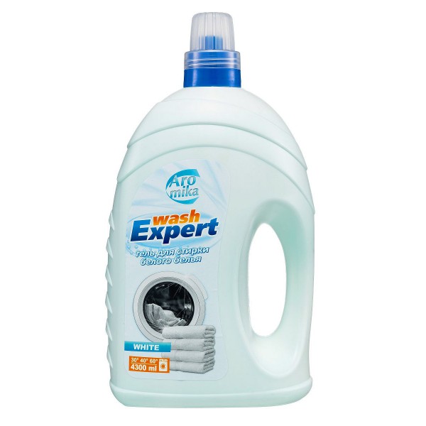 фото Гель для стирки аромика wash expert white 4300мл