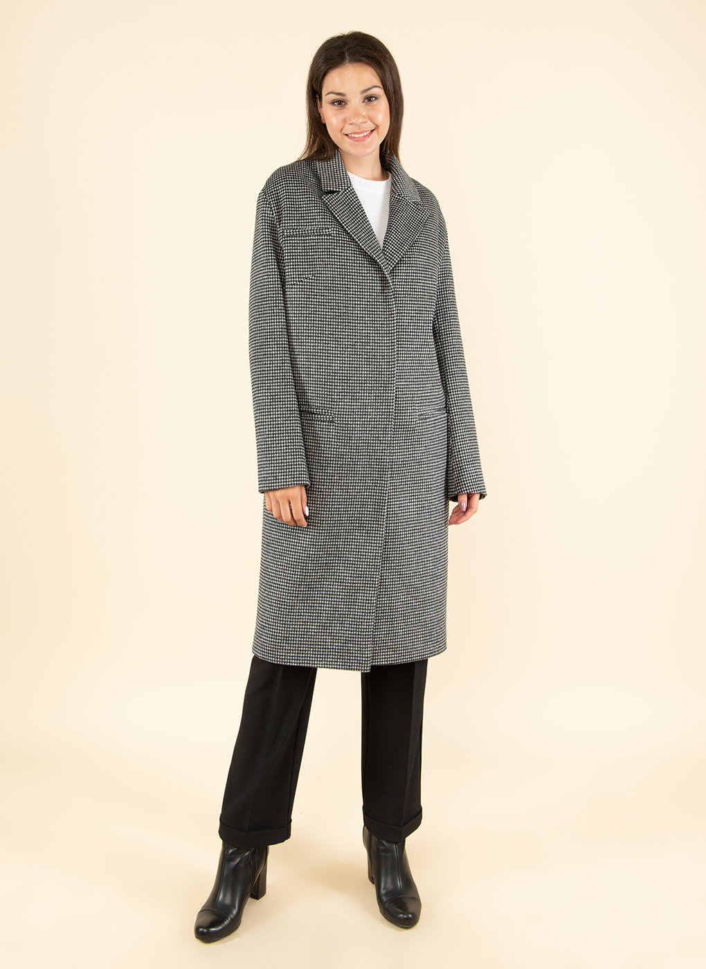 

Пальто женское Umi Collection 53362 разноцветное 44 RU, 53362