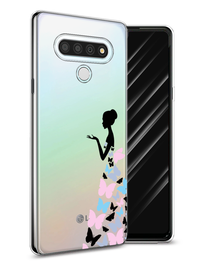 

Чехол Awog на LG Stylo 6 "Платье из бабочек", Белый;розовый, 84550-1