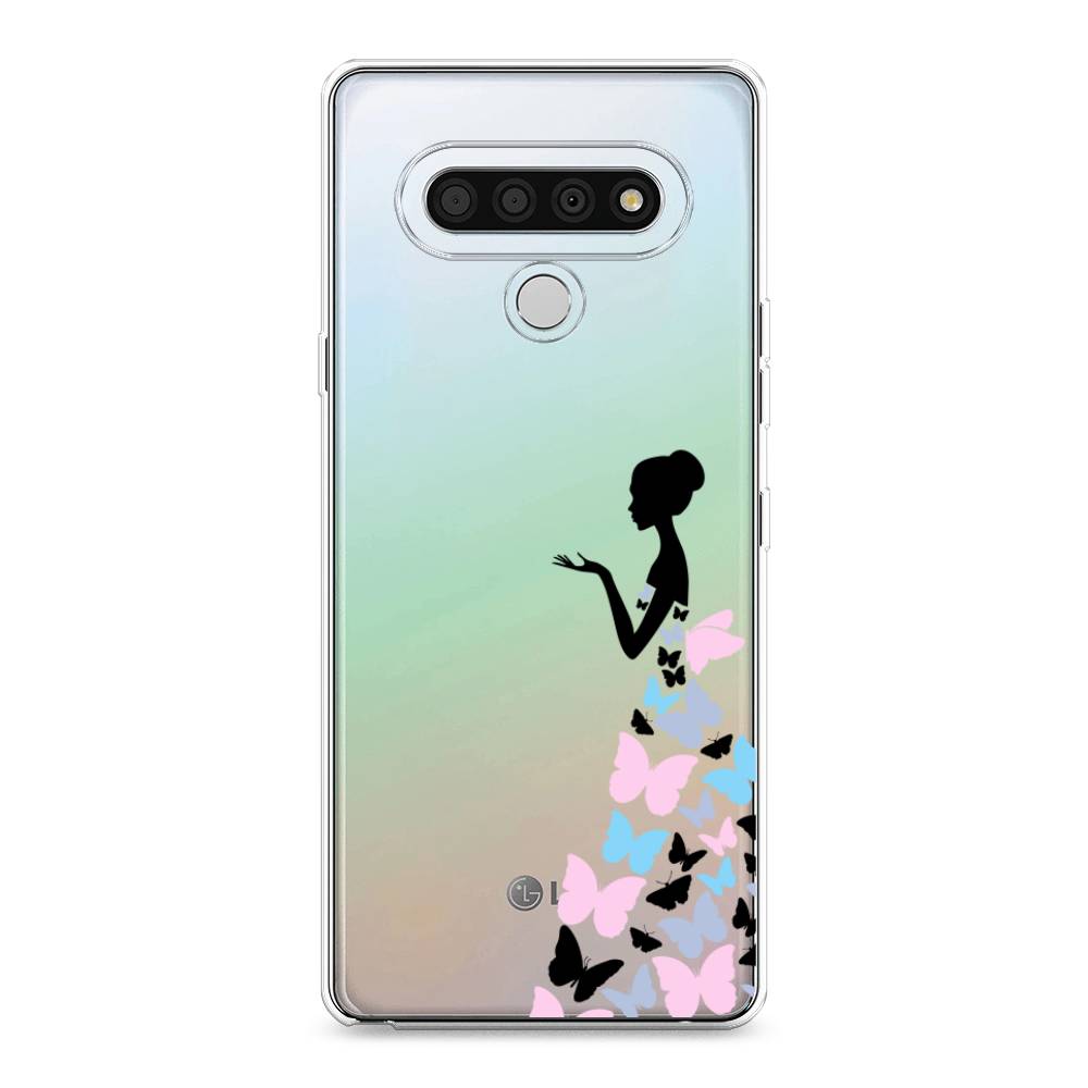 фото Чехол awog "платье из бабочек" для lg stylo 6