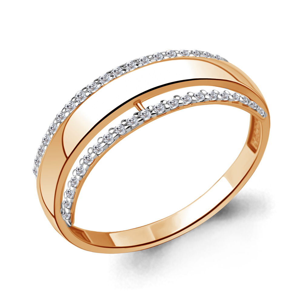 

Кольцо из серебра с фианитом р., Aquamarine 67874А, 67874А_925_з