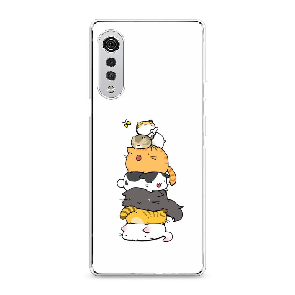 

Чехол Awog на LG Velvet 4G/5G "Бутерброд из котиков", 84450-10