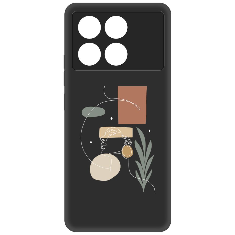 

Чехол-накладка Krutoff Soft Case Элегантность для Poco X6 Pro черный