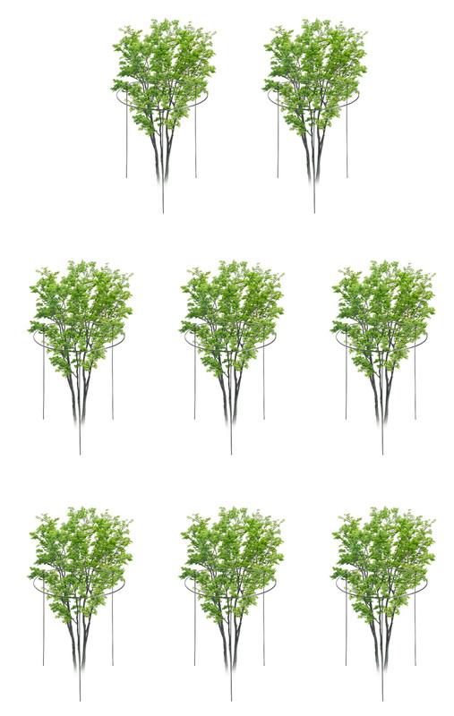 фото Кустодержатель оцинкованный, круглый (50*70 см), d=50 см, высота 70 см. (комплект 8 шт) мастерпласт