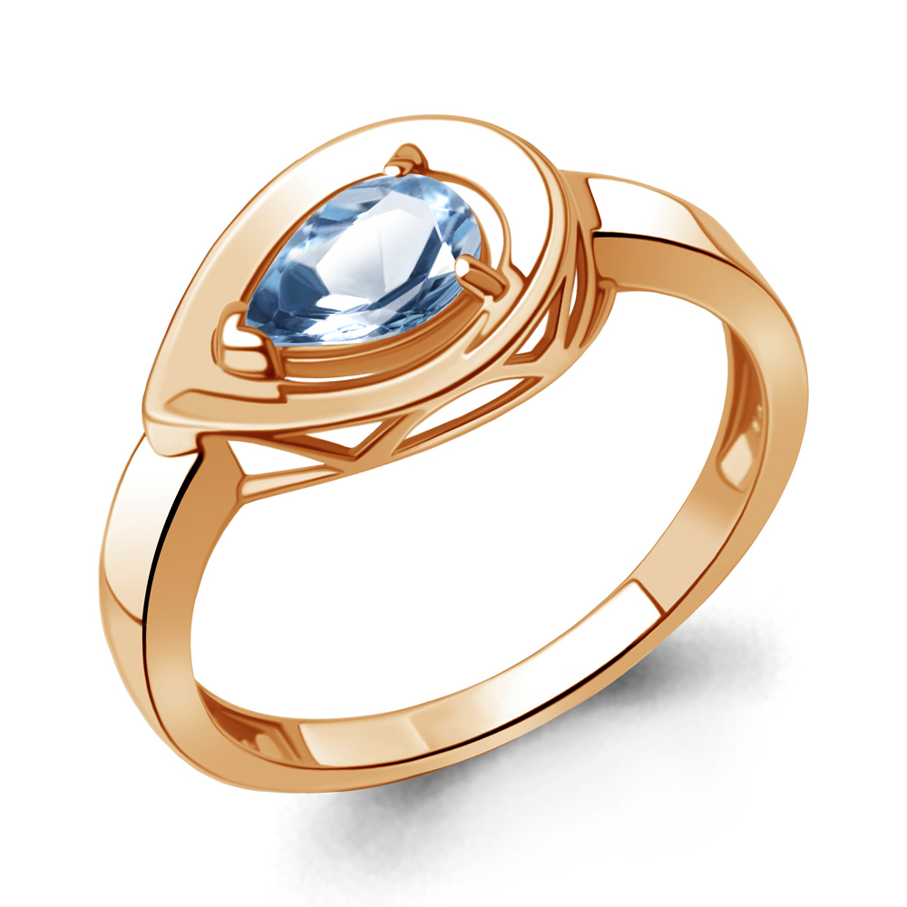 

Кольцо из серебра с топазом р., Aquamarine 6990005, 6990005_925_з