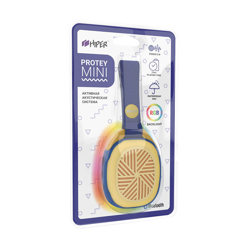 

Портативная акустика Hiper Protey Mini Blue