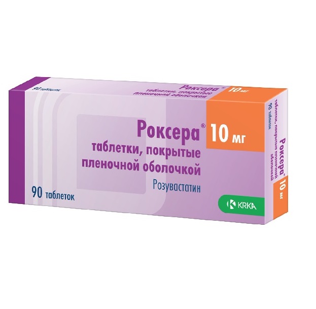 

Роксера таблетки п.о. 10 мг №90