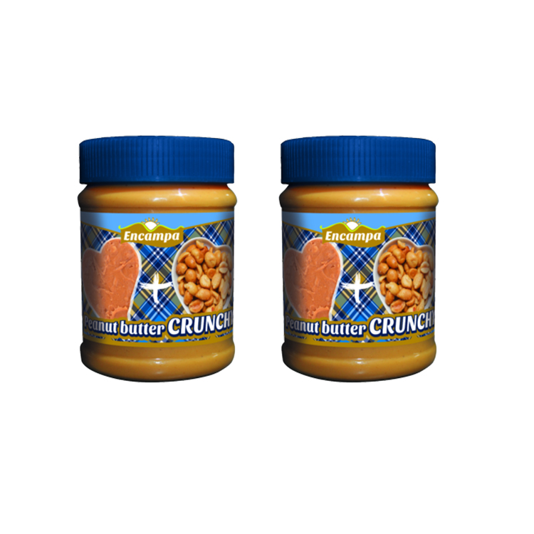 Паста арахисовая с кусочками арахиса Кранчи синяя банка (2 шт. по 340 г)