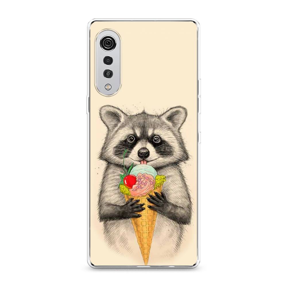 

Чехол Awog на LG Velvet 4G/5G "Енот с мороженым", 84450-10