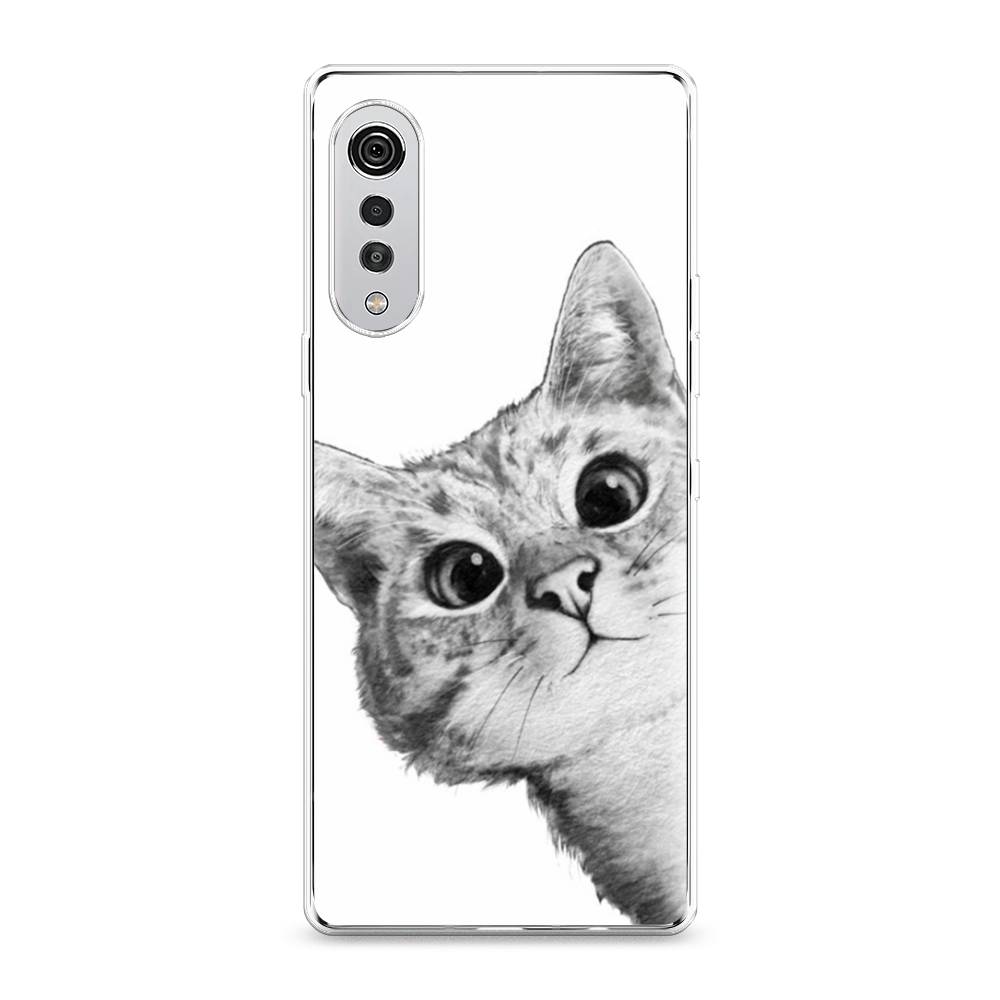 

Чехол Awog на LG Velvet 4G/5G "Кот рисунок черно-белый", 84450-1