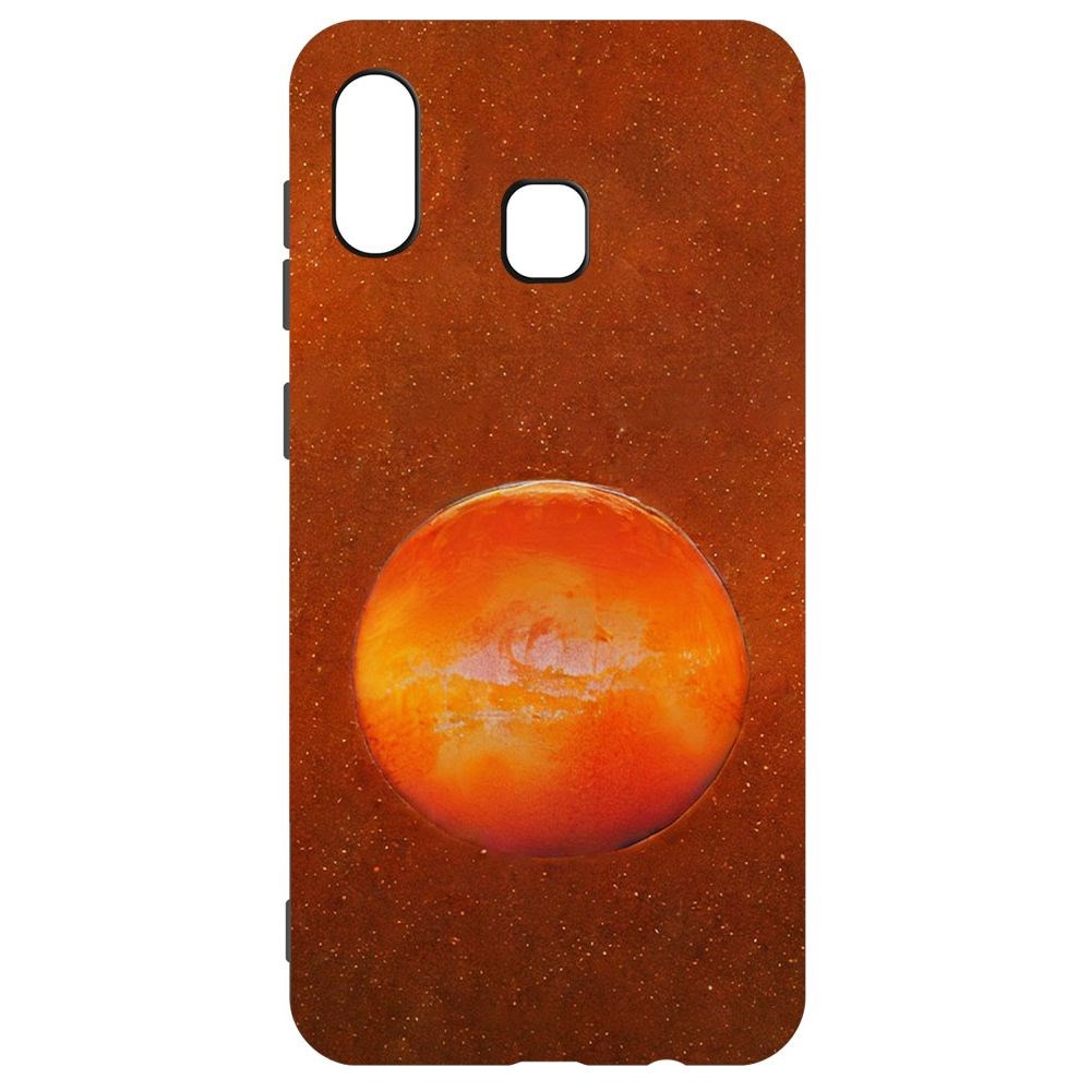 

Чехол-накладка Софт Мандариновый космос для Samsung Galaxy A20 (A205)