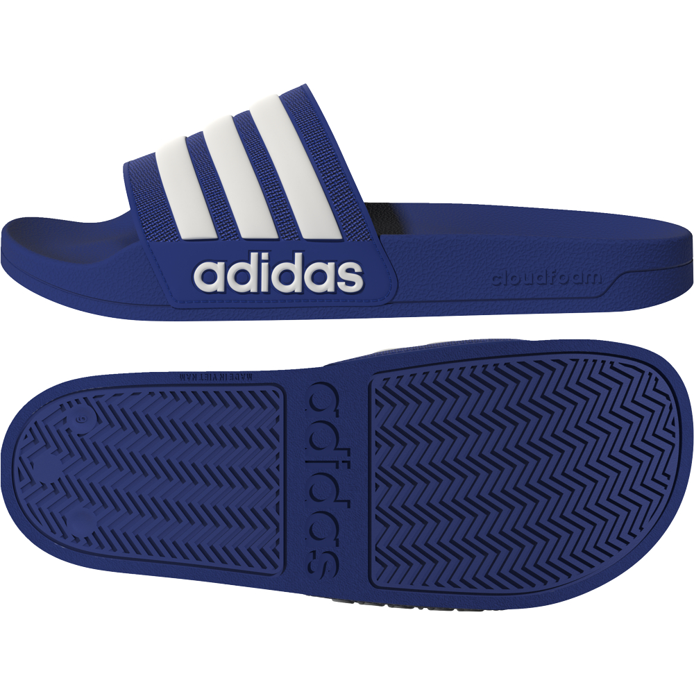 фото Шлепанцы мужские adidas adilette shower синие 8 uk