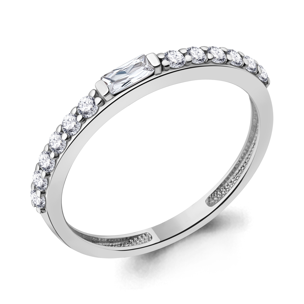 

Кольцо из серебра с фианитом р. Aquamarine 67793А, 67793А_925_р