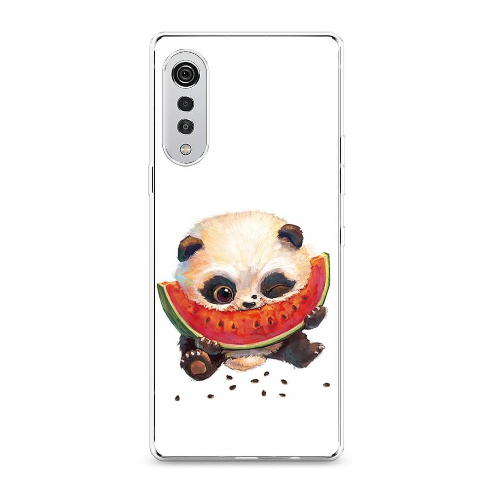 

Чехол Awog на LG Velvet 4G/5G "Малыш панды с арбузом", 84450-1