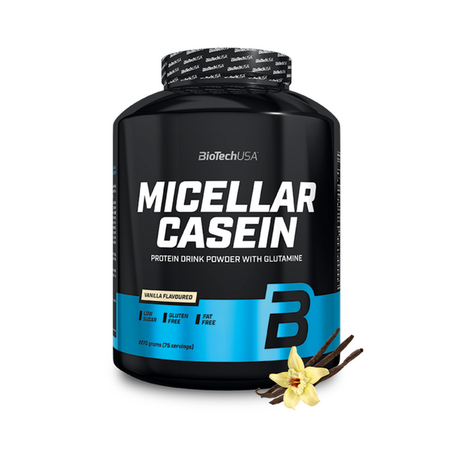 фото Мицеллярный казеин biotechusa micellar casein порошок 2270 г, ваниль