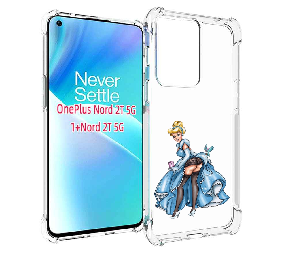 

Чехол MyPads девушка-в-платье-красивая женский для OnePlus Nord 2T, Прозрачный, Tocco
