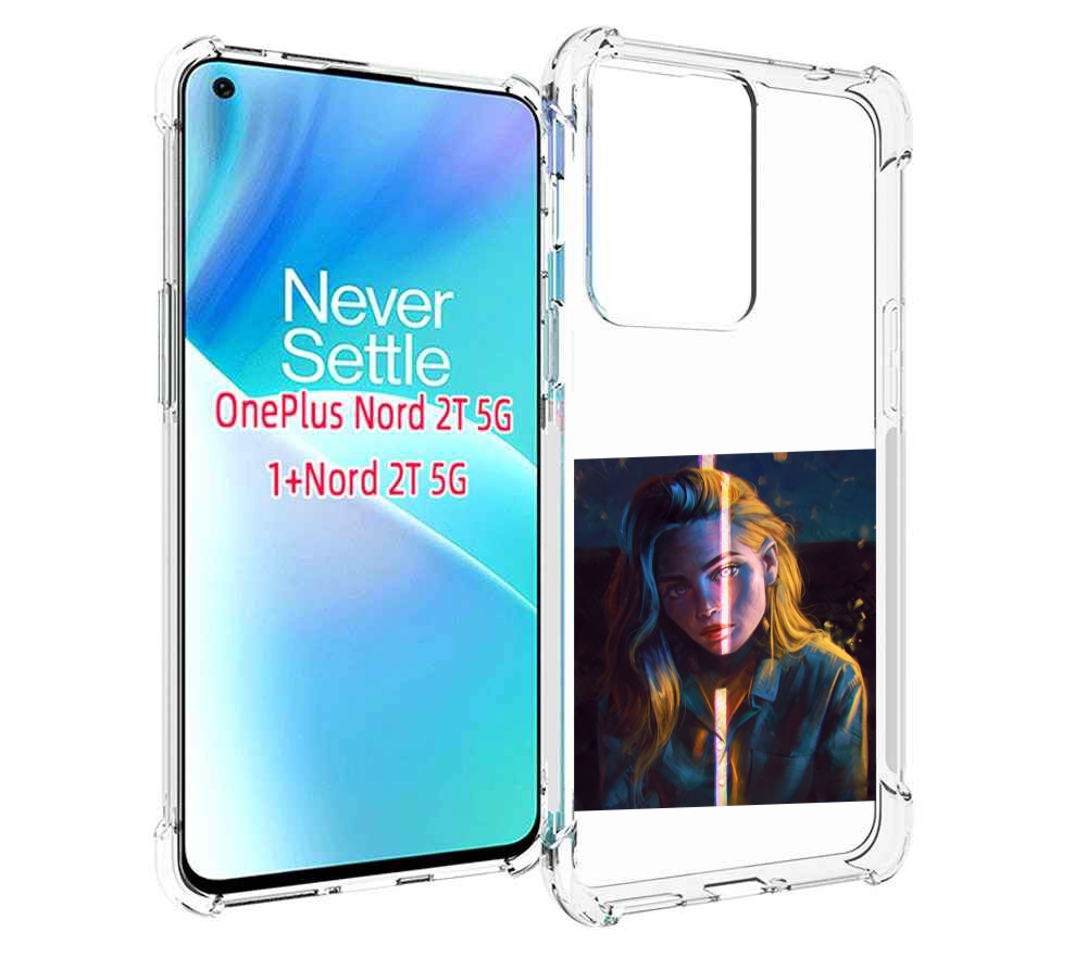 

Чехол MyPads девушка-в-тени для OnePlus Nord 2T, Прозрачный, Tocco
