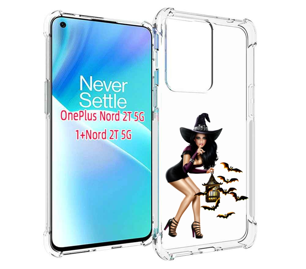 

Чехол MyPads девушка-ведьма женский для OnePlus Nord 2T, Прозрачный, Tocco