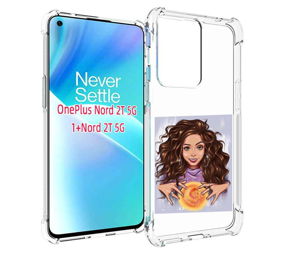 

Чехол MyPads девушка-волшебница для OnePlus Nord 2T, Прозрачный, Tocco