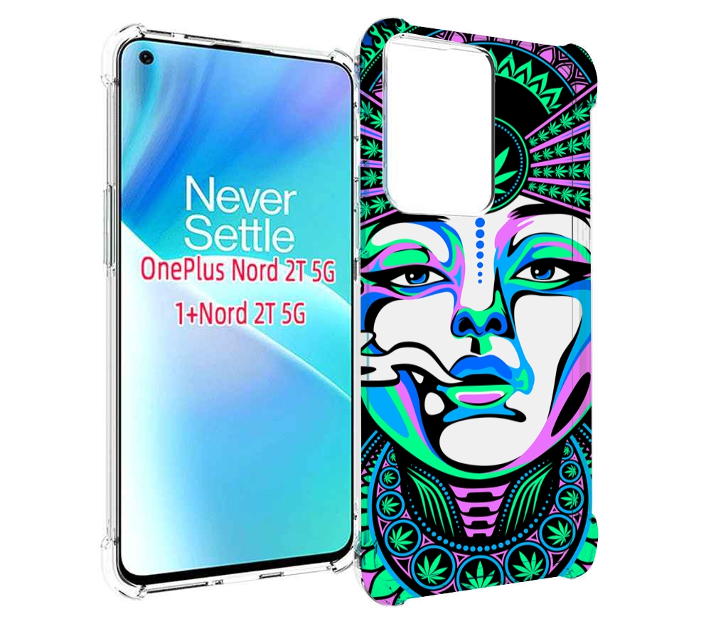 

Чехол MyPads девушка-любит-траву-абстракция для OnePlus Nord 2T, Прозрачный, Tocco