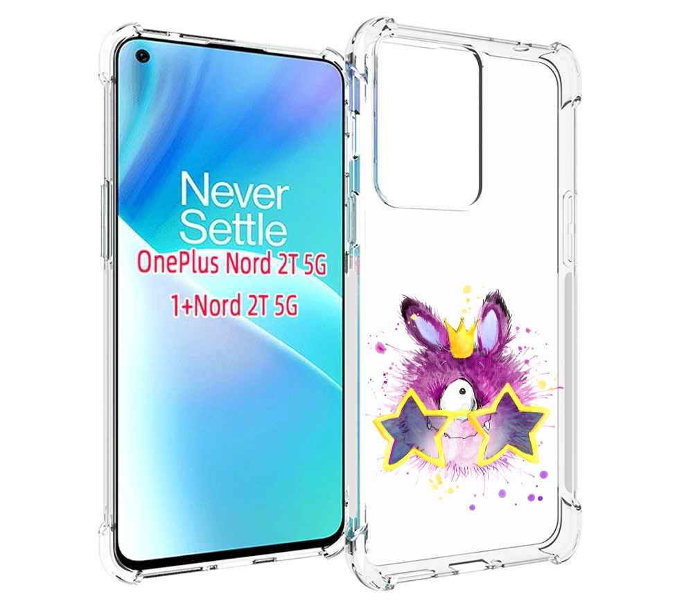 

Чехол MyPads Шуршуля для OnePlus Nord 2T, Прозрачный, Tocco
