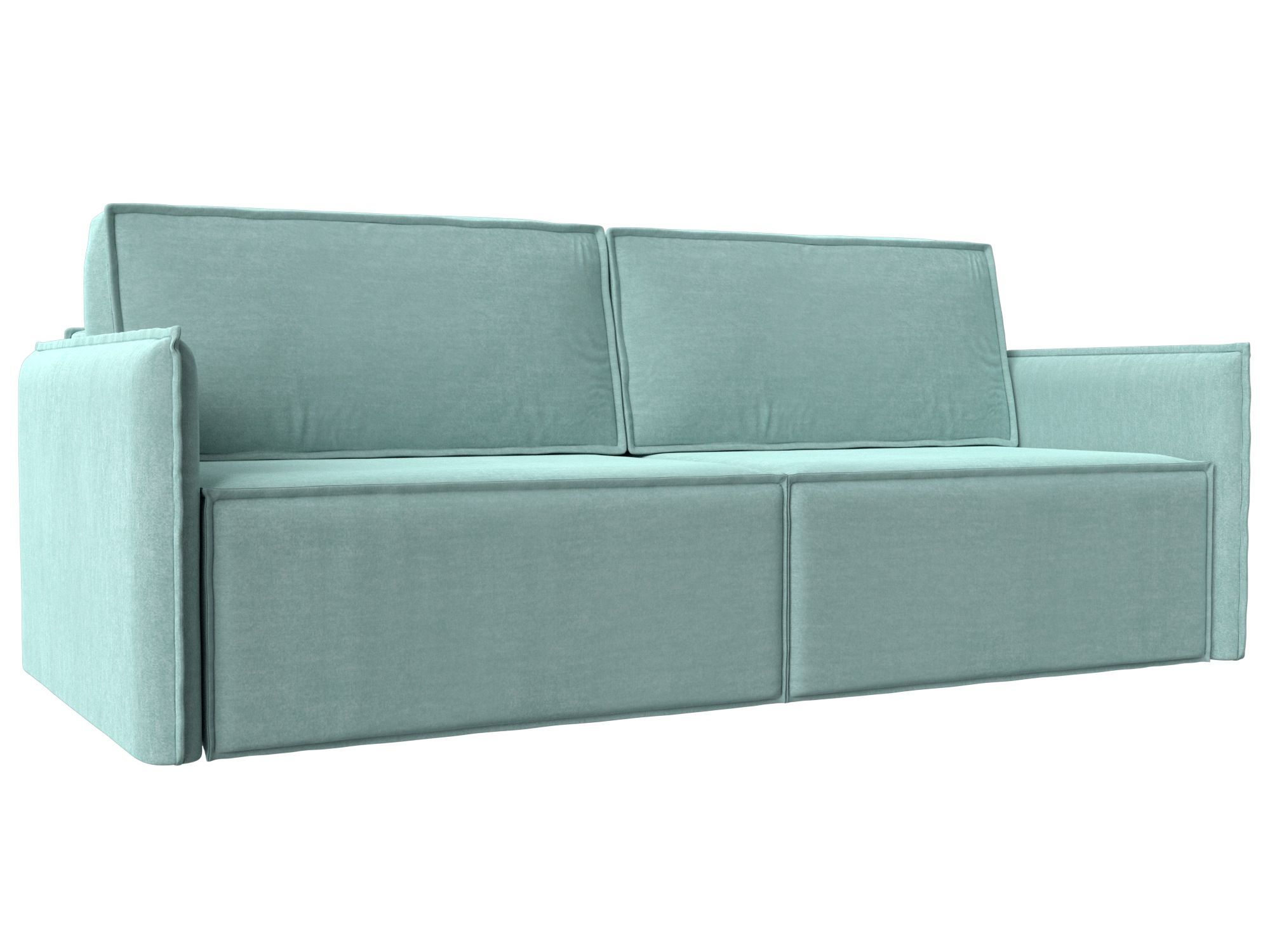 

Прямой диван Либерти рогожка berat ментоловый, Прямой диван Либерти