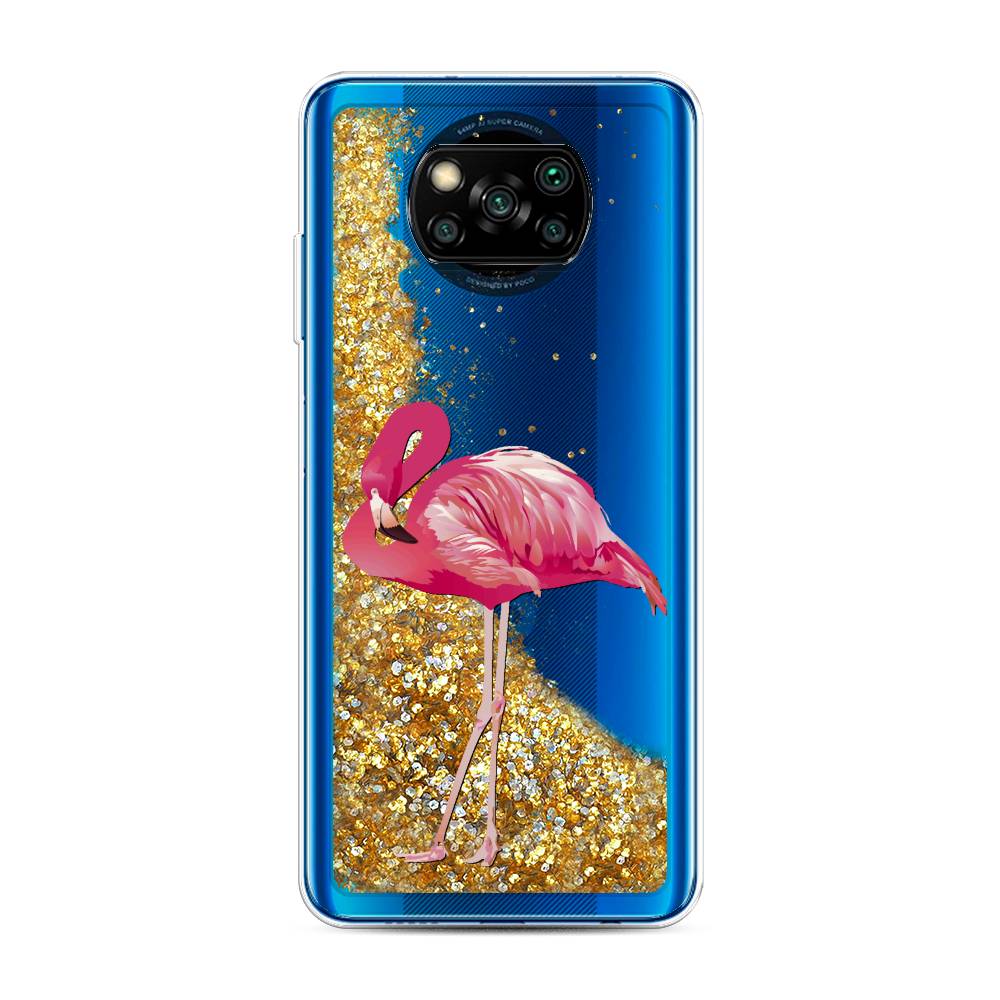 

Чехол Awog на Poco X3/X3 Pro "Застенчивый фламинго", 39290-1