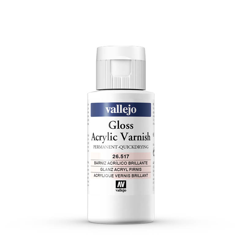 

Глянцевый акриловый лак Vallejo серии Varnish Gloss Acrylic Varnish, 60 мл, 26517, Gloss Acrylic Varnish
