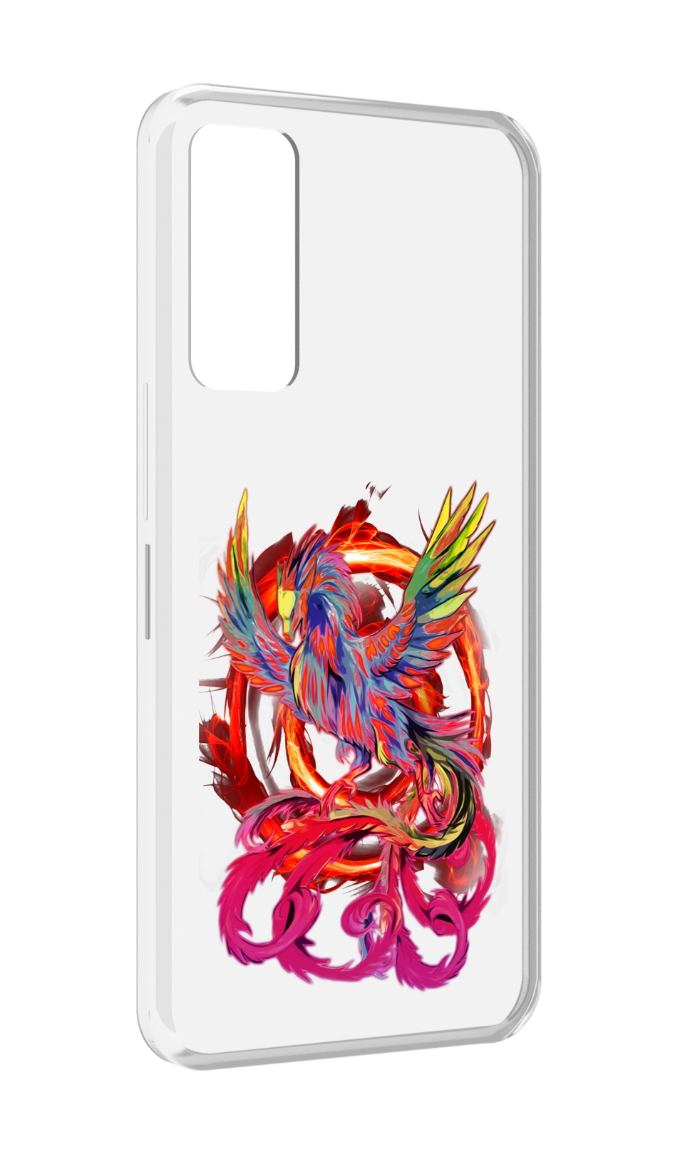 

Чехол MyPads красочный феникс для TCL 30 / TCL 30 5G / TCL 30+ plus, Прозрачный, Tocco