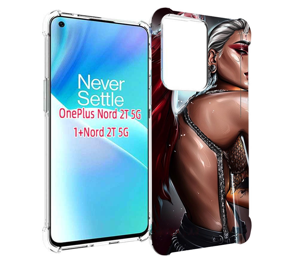 

Чехол MyPads девушка-с-крыльями женский для OnePlus Nord 2T, Прозрачный, Tocco