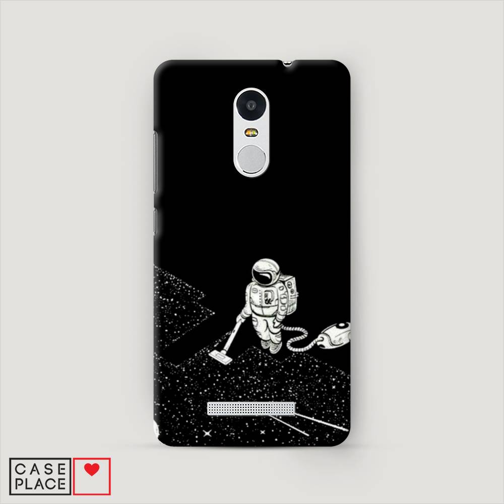 

Пластиковый чехол "Космонавт с пылесосом" на Xiaomi Redmi Note 3