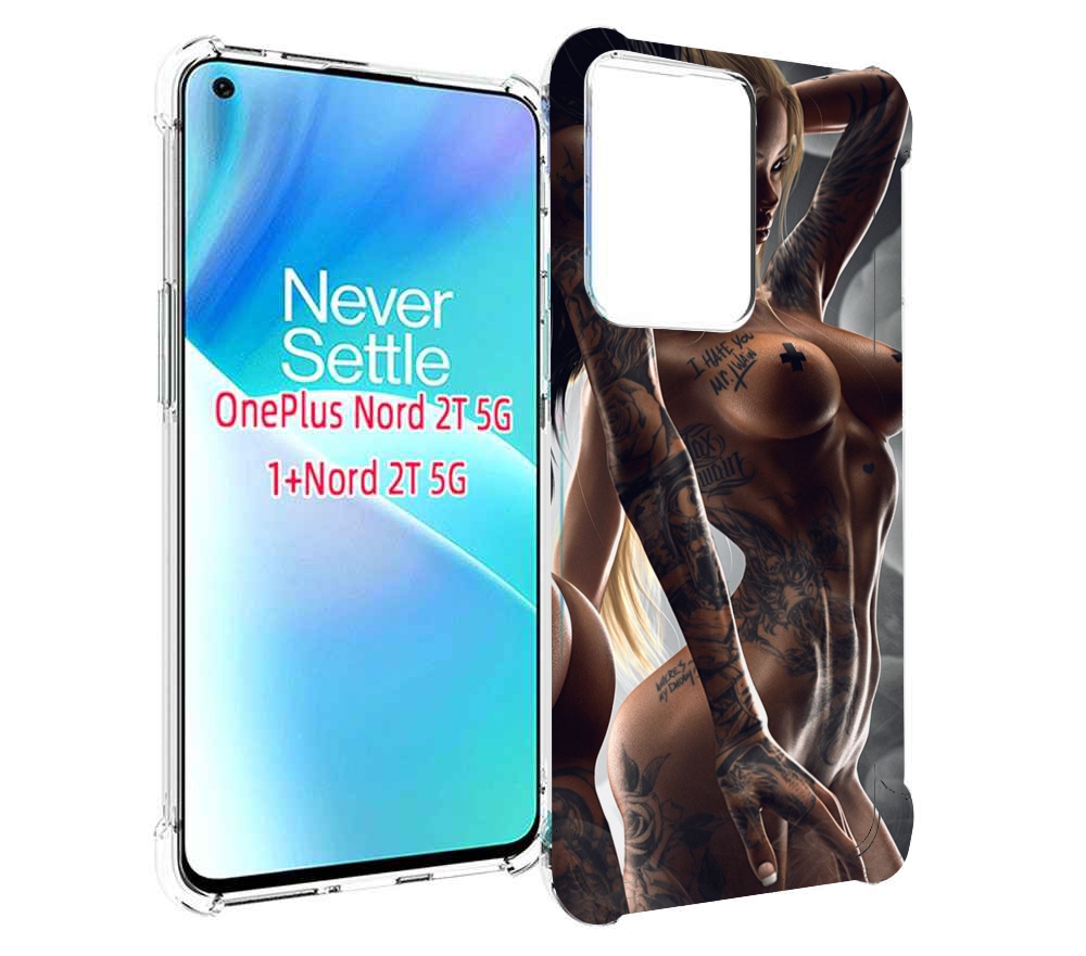 

Чехол MyPads девушки-инь-и-янь-в-татуировках для OnePlus Nord 2T, Прозрачный, Tocco