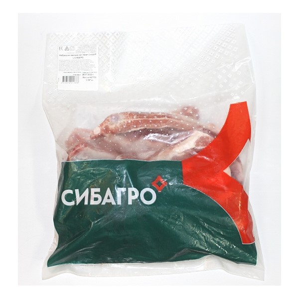 Ребрышки свиные Сибагро замороженные 1 кг