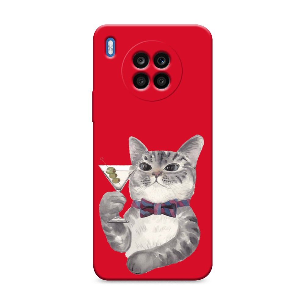 

Матовый силиконовый чехол "Звездочки графика белая" на Honor 7X, Звездочки графика белая